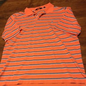 Ralph Lauren Polo Gold 100% Cotton stripe orange